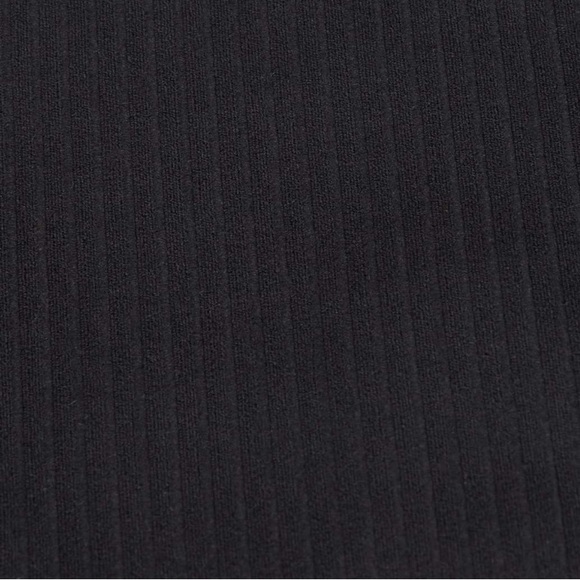 Lululemon Ribbed Nulu Asymmetrical Bra Light Support, A/B Cup in Black NWT Sz 10 - Picture 5 of 8